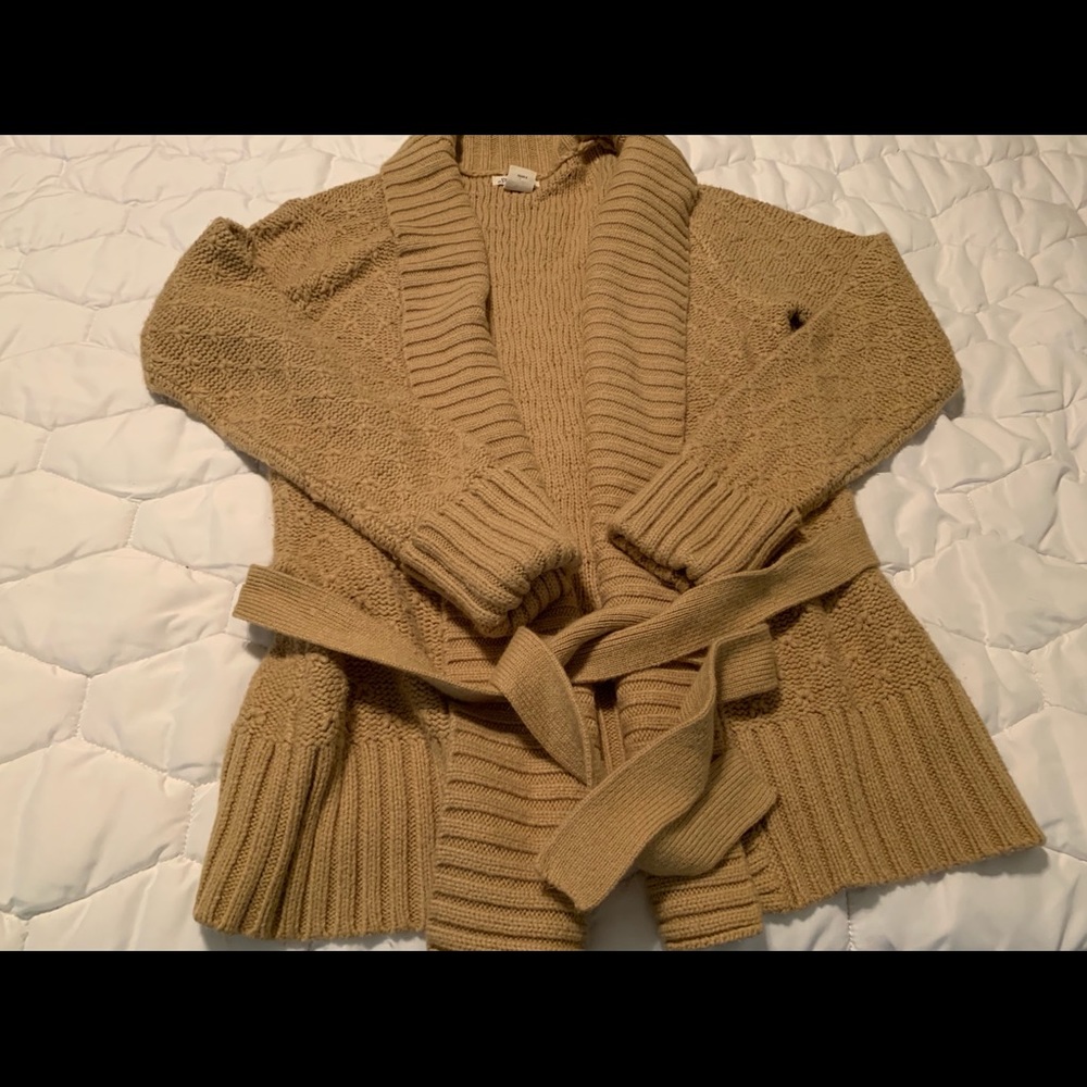 St John’s Bay Chunky Tie Waist Sweater
